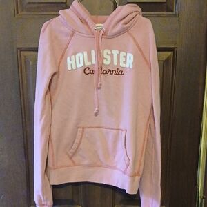 Hollister Pink Hoodie Soft Pullover Style